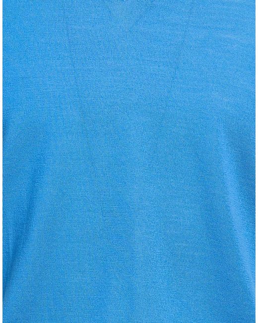 MODES Blue Azure Sweater Merino Wool for men