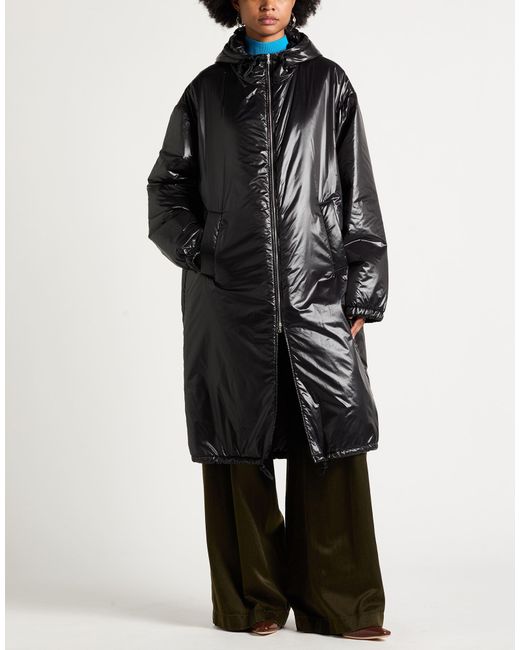Dries Van Noten Black Coat Polyamide