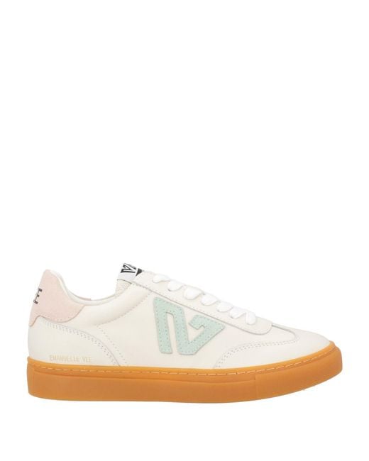 Emanuélle Vee White Sneakers Leather
