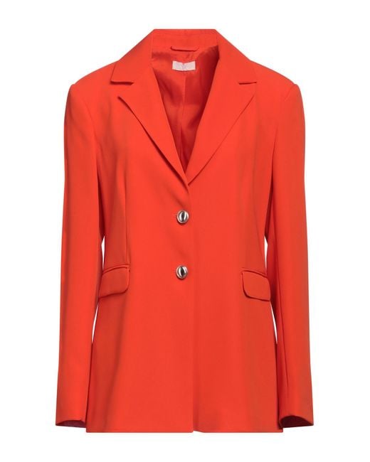 Liu Jo Red Blazer Polyester