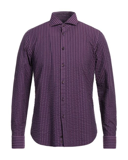 Lardini Hemd in Purple für Herren