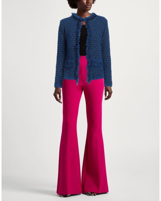 Gaelle Paris Blue Cardigan Acrylic, Viscose, Wool, Polyamide, Metallic Fiber
