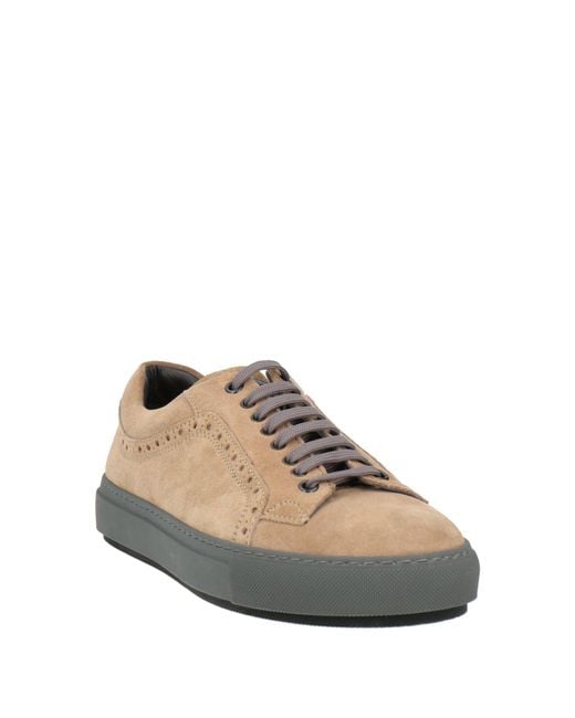 Lo.white Brown Sneakers Soft Leather for men