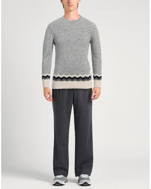 Eleventy Gray Platinum Sweater Wool, Cashmere, Elastane for men