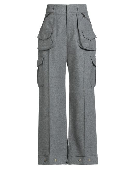 Ermanno Scervino Gray Pants Virgin Wool, Elastane