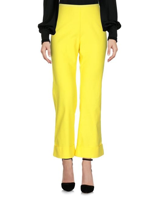 Hache Yellow Pants