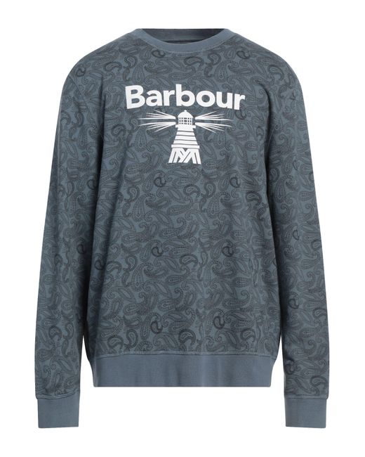 Barbour Blue Beacon Slate Sweatshirt Cotton for men
