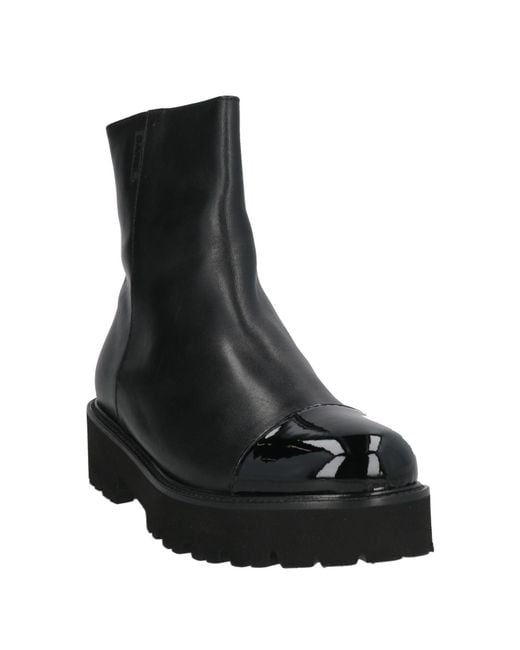 CAREL PARIS Black Ankle Boots Leather