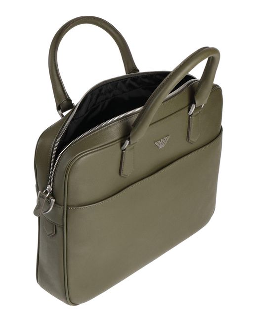Emporio Armani Green Handbag for men