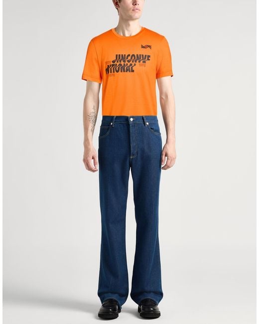 Kiton Orange T-Shirt Cotton for men