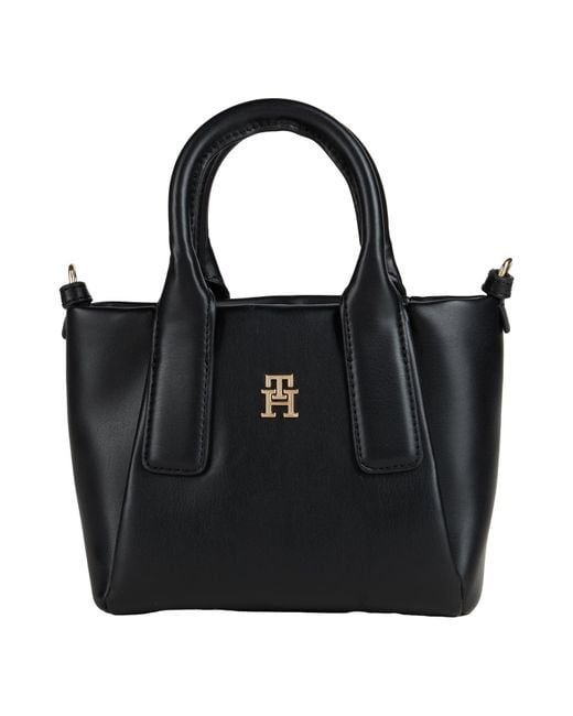 Tommy Hilfiger Black Handbag Polyurethane