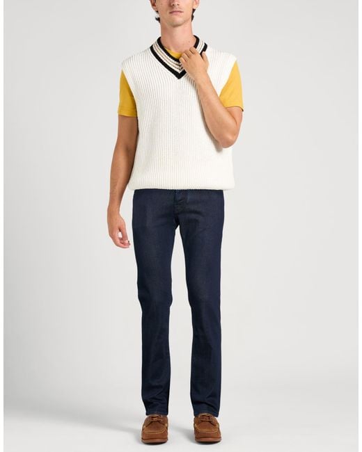 Jacob Cohen Blue Jeans Viscose, Cotton, Lyocell, Polyester, Elastane for men