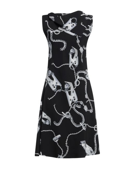 Burberry Black Midi Dress Viscose