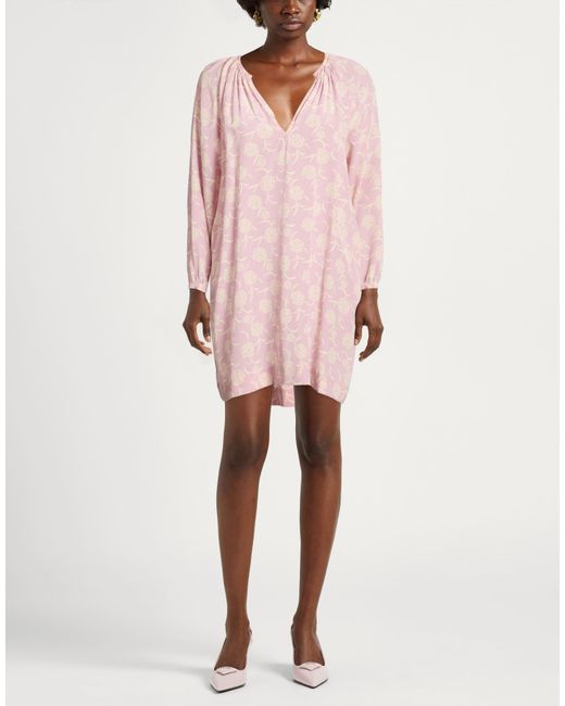 Momoní Pink Mini Dress Silk