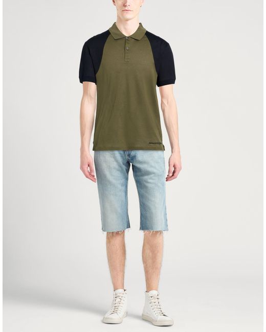 McQueen Green Polo Shirt for men