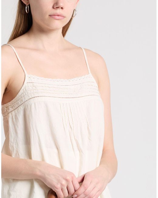 ALESSIA SANTI White Top Linen, Cotton