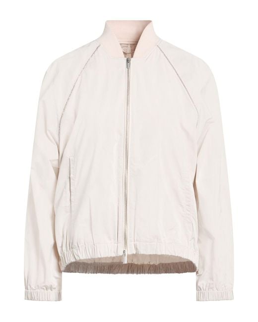 Peserico White Jacket Polyester