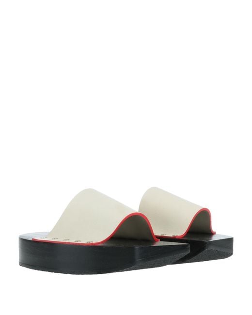 Jil Sander White Sandals