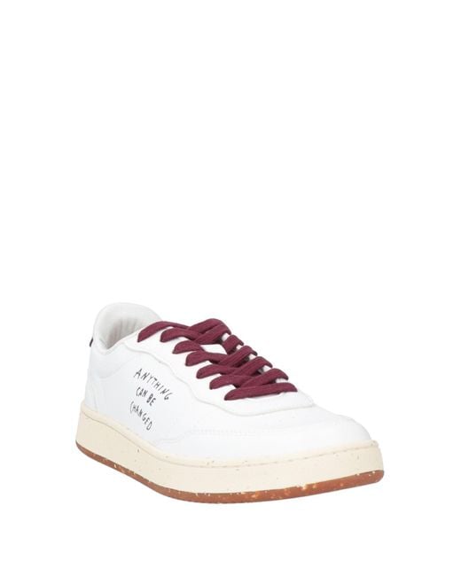 Acbc White Sneakers Textile Fibers
