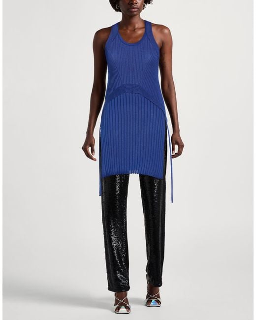 Manila Grace Blue Top Cotton, Viscose