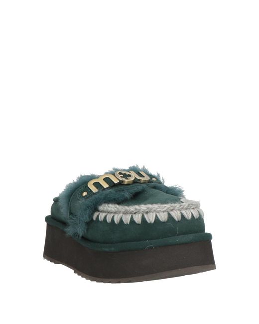 Mou Green Mules & Clogs