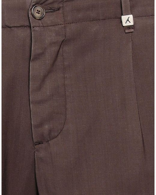 Myths Brown Pants Virgin Wool for men