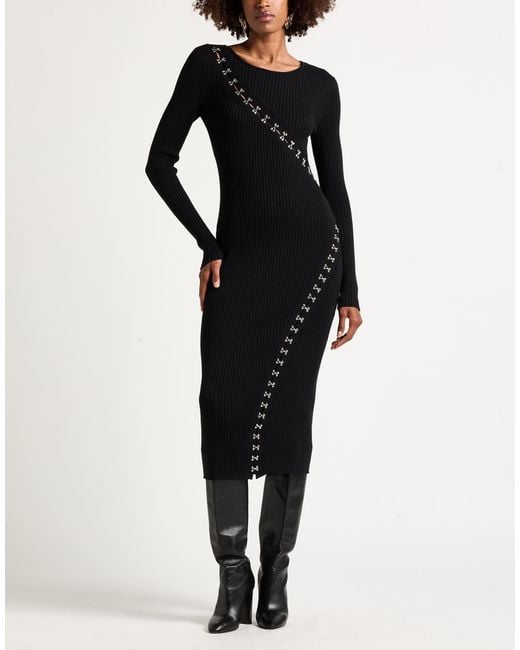 Patrizia Pepe Black Midi Dress