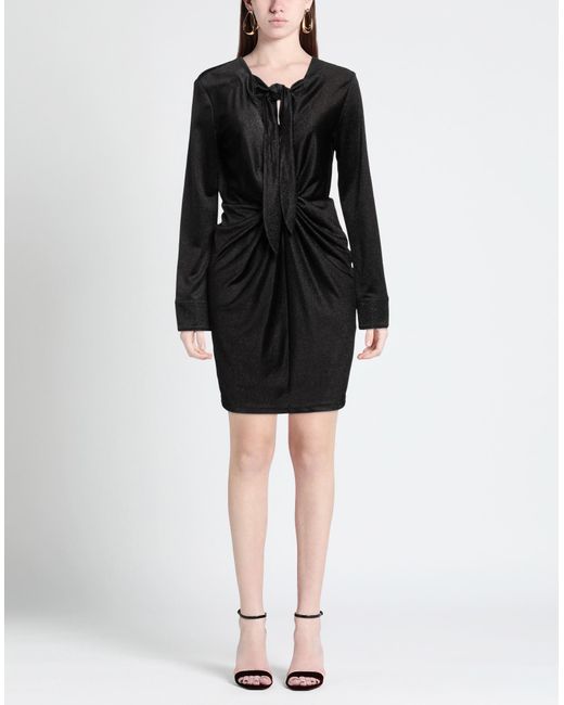 Isabelle Blanche Black Mini-Kleid