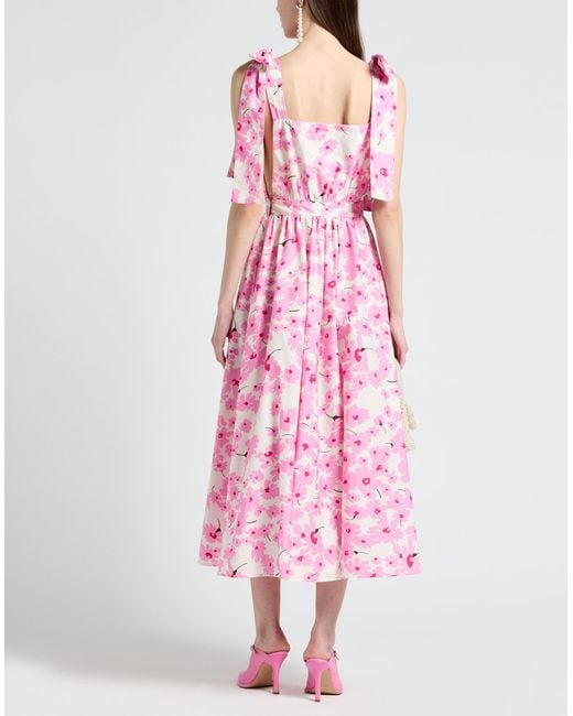 MSGM Pink Midi Dress