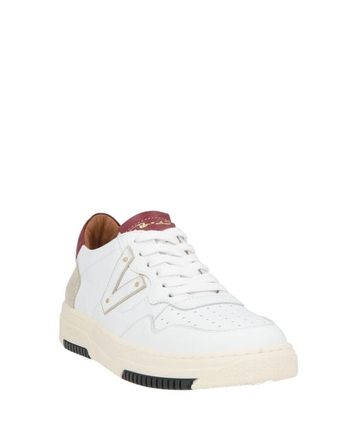 Via Roma 15 White Sneakers Leather