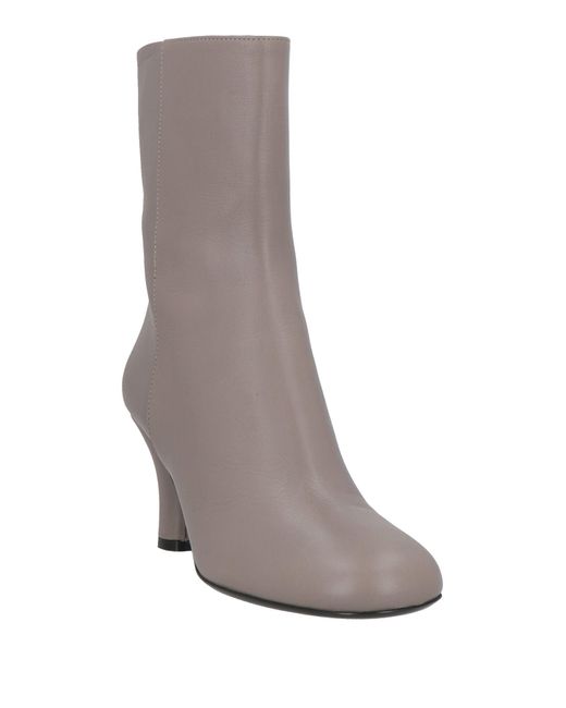 Emporio Armani Gray Stiefelette