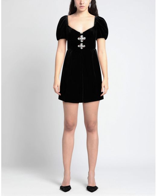 Self-Portrait Black Mini Dress