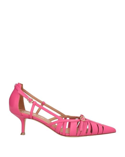 Lella Baldi Pink Pumps Leather