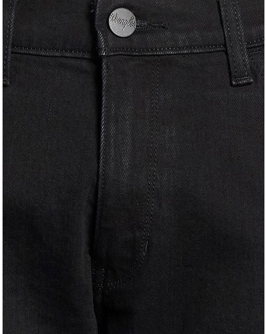 Wrangler Black Jeans Cotton, Elastane for men