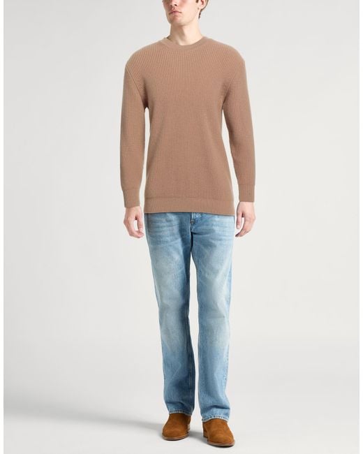 Lardini Brown Sweater Wool, Cashmere for men