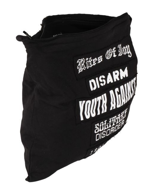 Raf Simons Black Cross-Body Bag Cotton for men