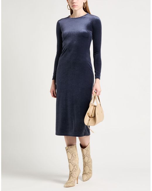 Max Mara Blue Midi-Kleid