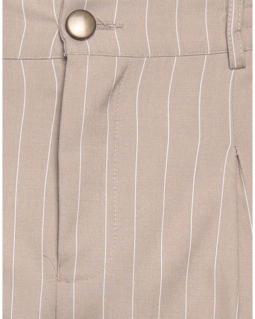 Stilosophy Natural Pants Polyester, Viscose, Elastane for men