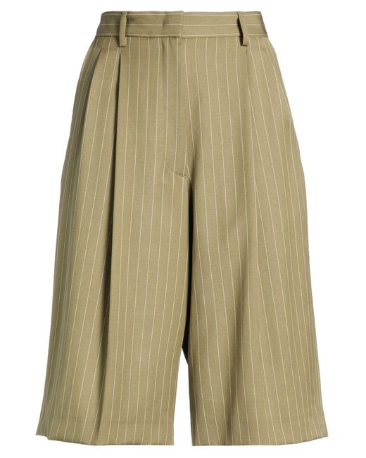 MSGM Green Shorts & Bermuda Shorts