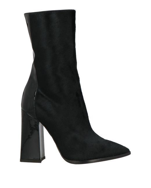 Pollini Black Ankle Boots