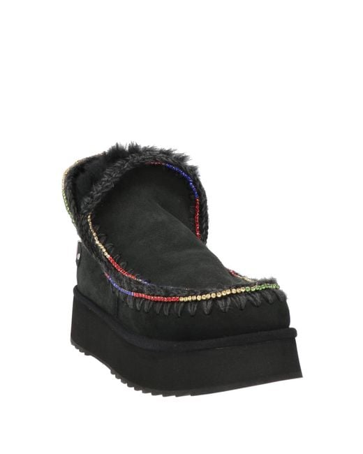 Mou Black Ankle Boots