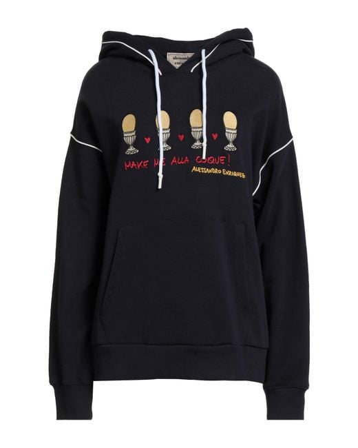 ALESSANDRO ENRIQUEZ Black Sweatshirt