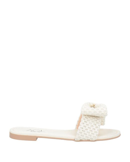 Agl Attilio Giusti Leombruni Natural Sandals Textile Fibers