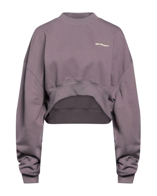Off-White c/o Virgil Abloh Purple Sweatshirt