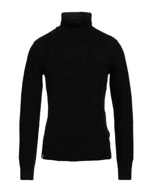 Fred Mello Black Turtleneck for men