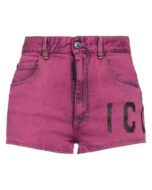 DSquared² Pink Denim Shorts