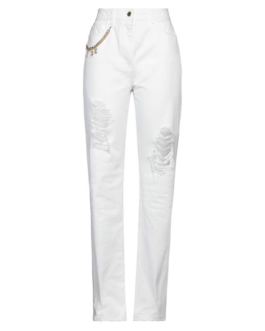 Pantaloni Jeans di Elisabetta Franchi in White