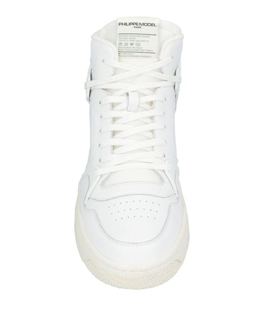 Philippe Model White Trainers for men