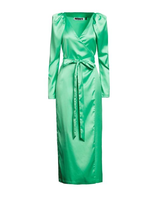 ROTATE BIRGER CHRISTENSEN Green Maxi-Kleid