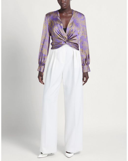 SIMONA CORSELLINI Purple Top Polyester